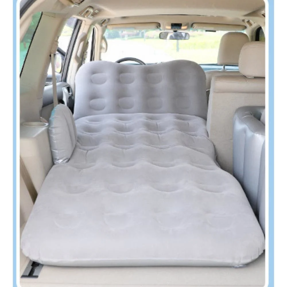 Pump Portable Self-Inflating Mattress Car Travel Bed Mattress SUV Car Air with Pillow and Air for Camping, Traveling, Hiking, Beach Tent Wyz20374