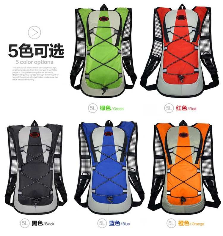 Fashion Custom Waterproof Riding Bicycle Hydration Pack Bags Outdoor Hiking Cycling Hydration Backpack with Water Bladder