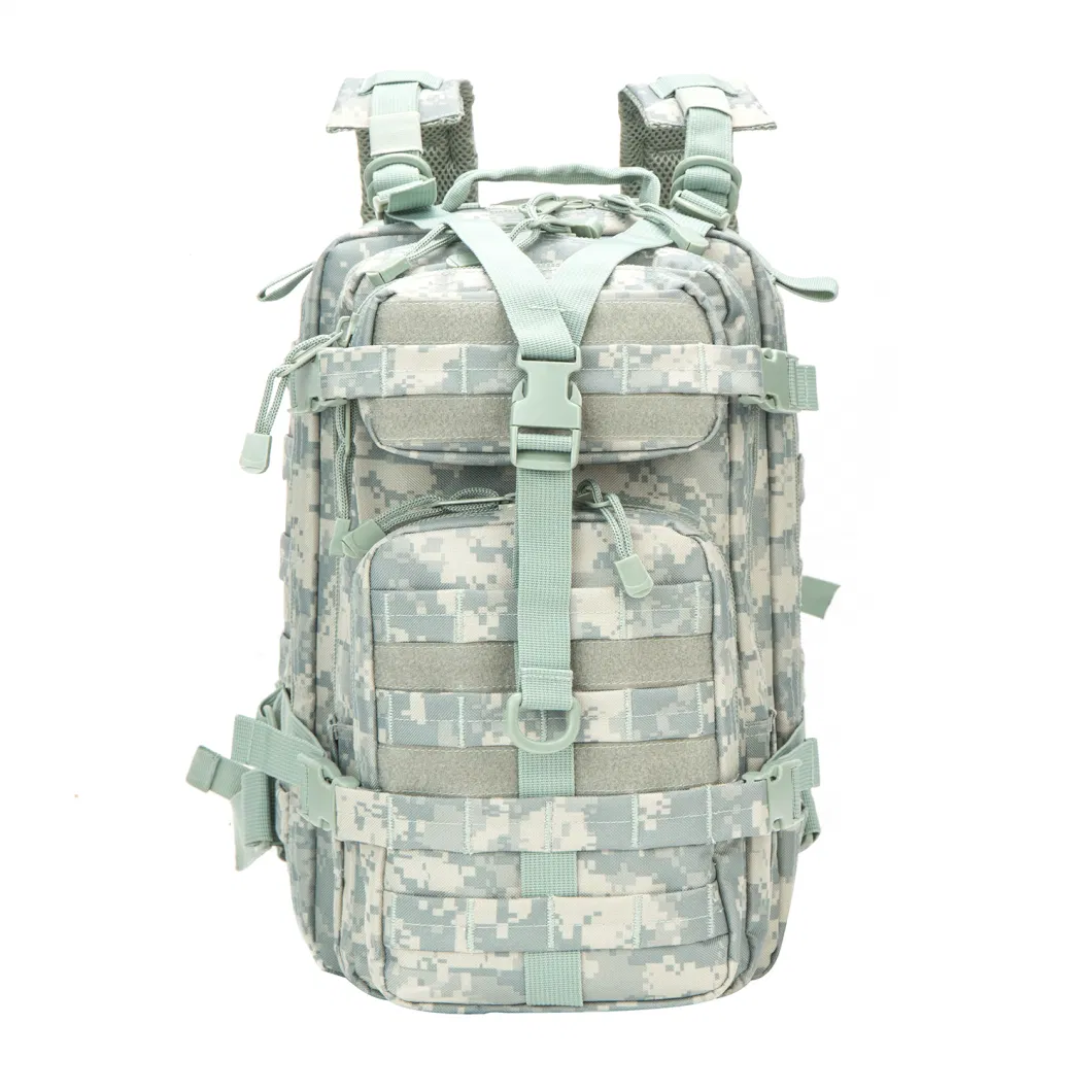 Army Tactical USB Zipper Small Backpacks for Camping Hiking