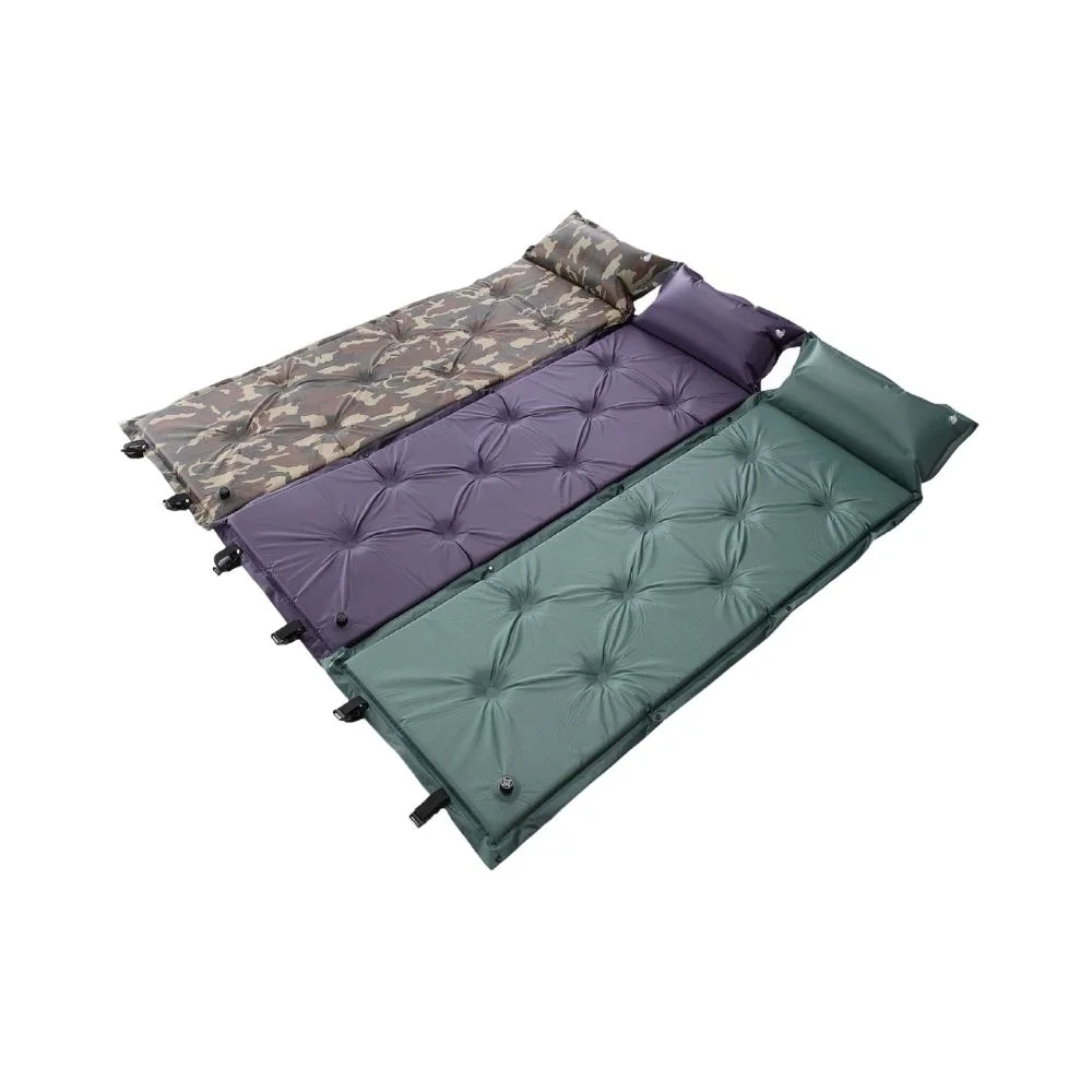 Camping Self-Inflating Bed Outdoor Sleeping Mat Auto Inflatable Air Pad Wbb19755