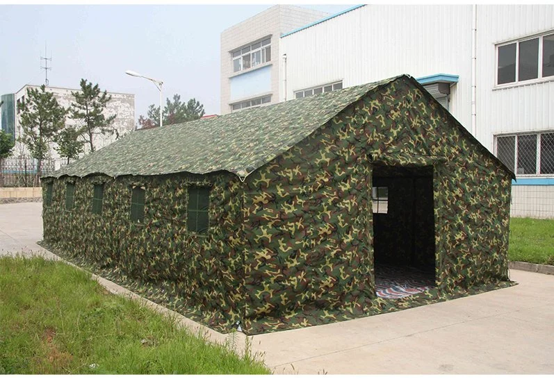 10-50 Man Waterproof Winter Canvas Military Style Tent Army Style Tent