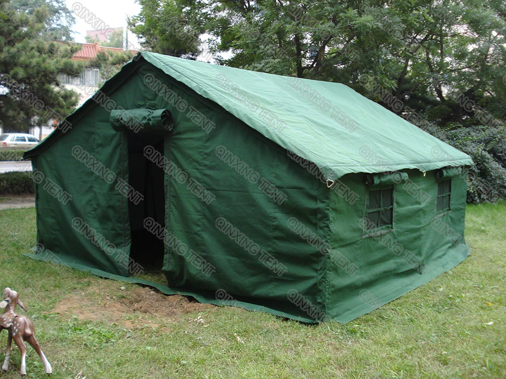 Military Style Outdoor Tent Camp Tent Canvas Tent 10 Man Tent