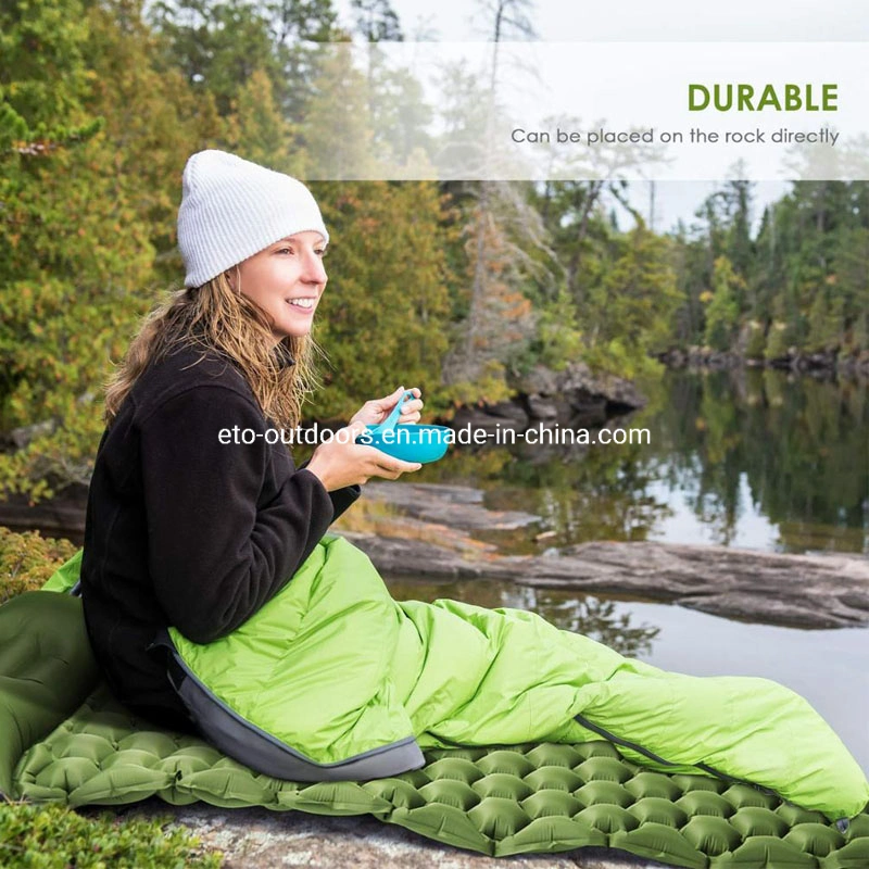 Compact Mat Hiking Camping Backpacking Sleeping Pad with Pillow