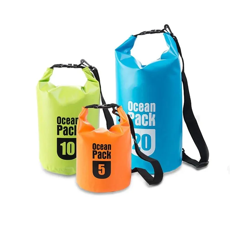 Ocean Pack OEM Dry Bag Backpack Waterproof Roll Top with Adjustable Straps