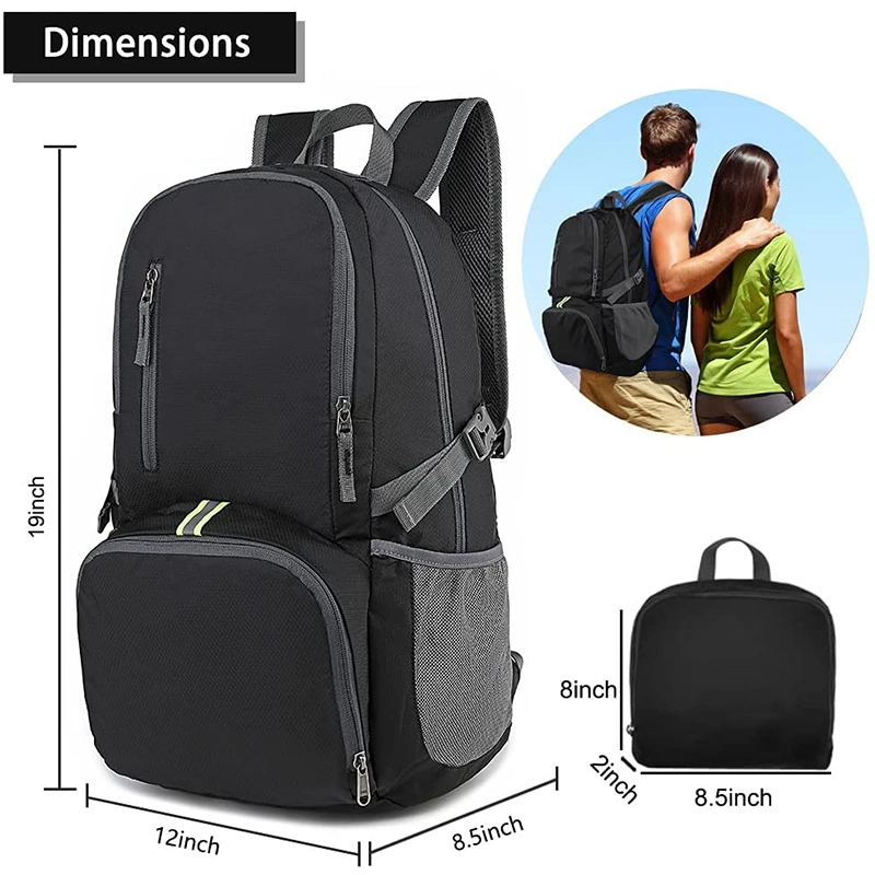 Outdoor Hiking Lightweight Foldable Backpack Water Resistant Camping Packable Daypack