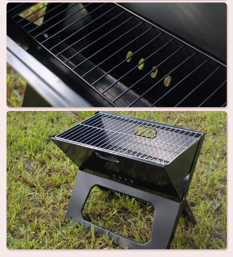 Outdoor X-Shaped Folding Grills Convenient Grills BBQ Wild Charcoal Grills