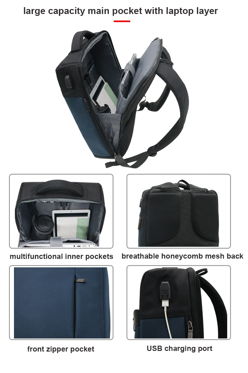 Laptop Backpacks Bag USB Charging Business Backpack with Laptop Compartment