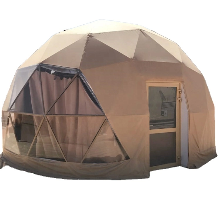 6/8m Waterproof UV Resistance Easy Set up Geodesic Dome Tent Glamping Outdoor Tent