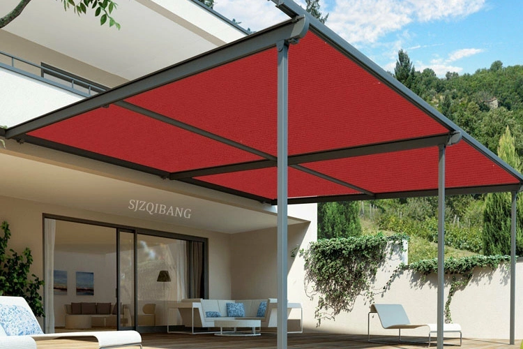 Windproof Car Parking Plastic UV Protection Polyethylene Awing Canvas Fabric White Sun Shade Sail