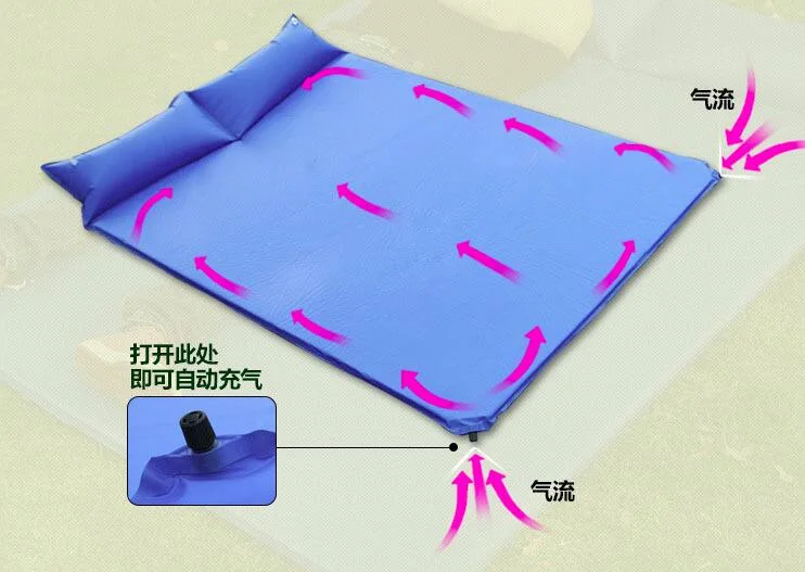 Automatic Air Cushion Mattress High Resiliency for Outdoor Polyester Tuff Composite PVC