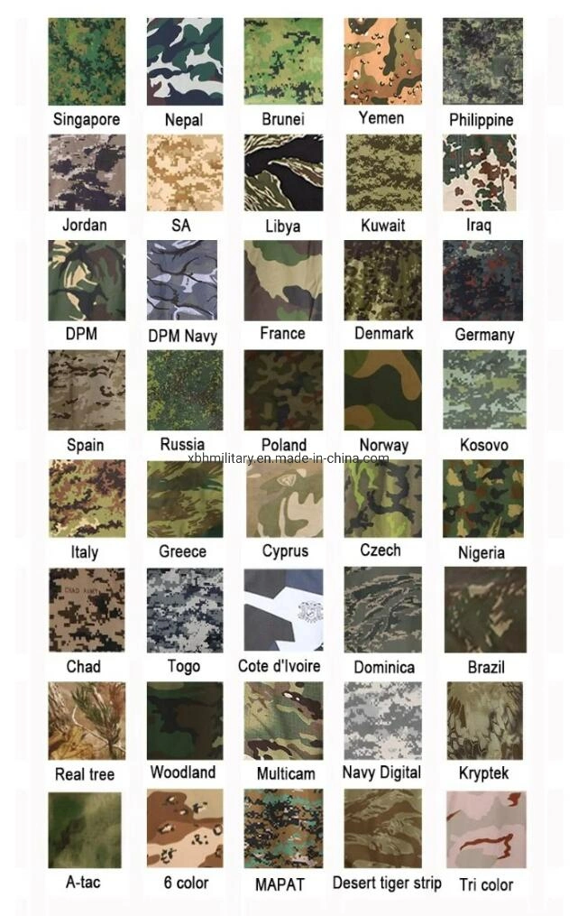 Customize Camouflage Net with Poles Camo Nets Fire Mesh Fabric Net Military Style