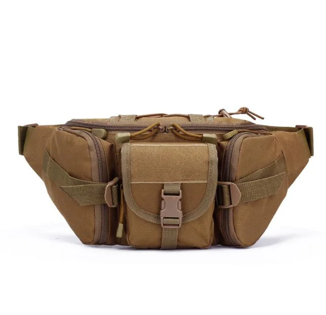 Outdoor Hiking Running Camouflage Tactical Waterproof Hip Belt Pouch Waist Bag