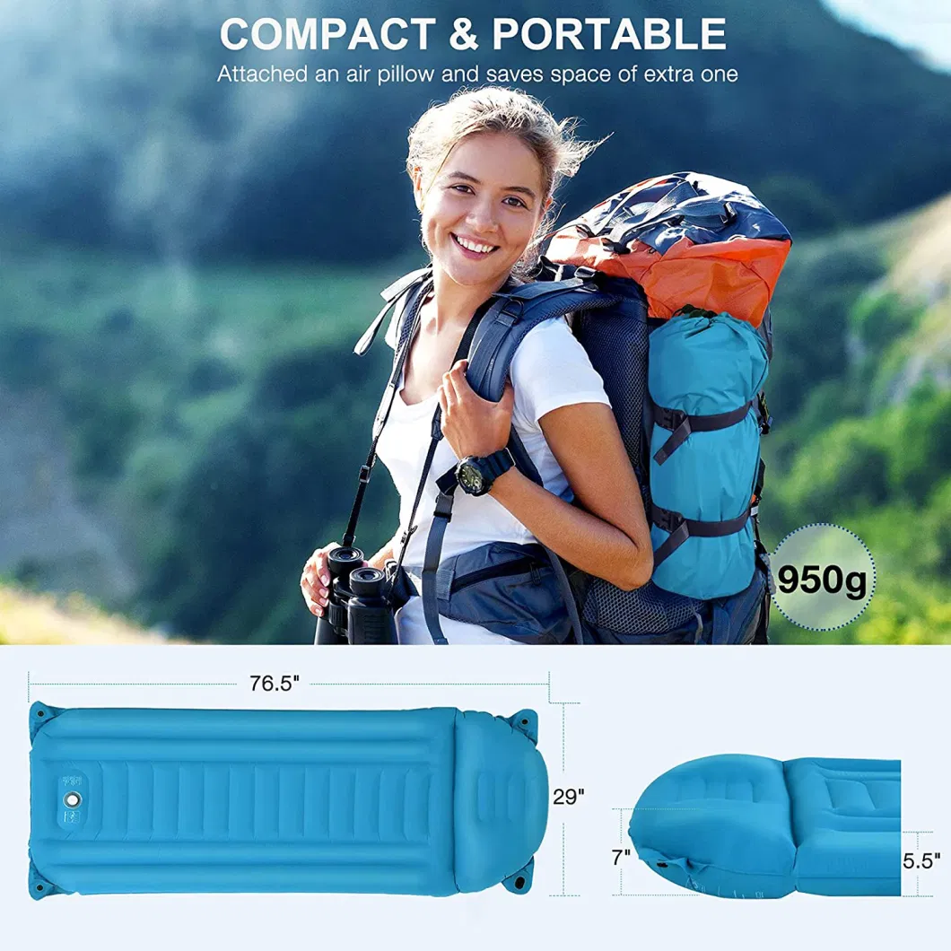 Woqi Waterproof Air Mattress TPU Air Camping Self-Inflating Sleeping Pad