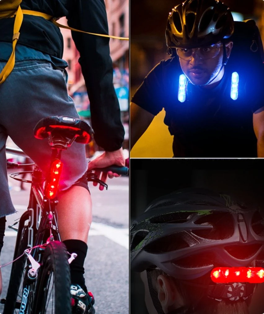 2023 New Bicycle Tail Light Outdoor Cycling USB Charging COB High Brightness Safety Warning Bike Light Cycling Accessories