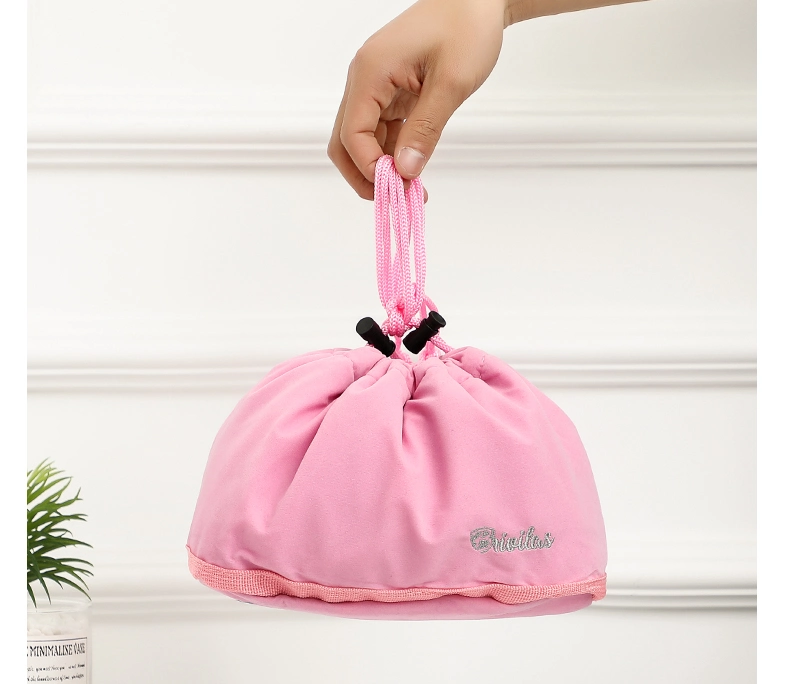 Lightweight Drawstring Bento Box Cooler Bag Lazy Lunch Bag