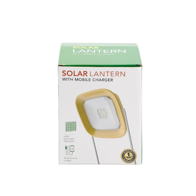 Solar LED Emergency Camping Lantern with Mobile Charger