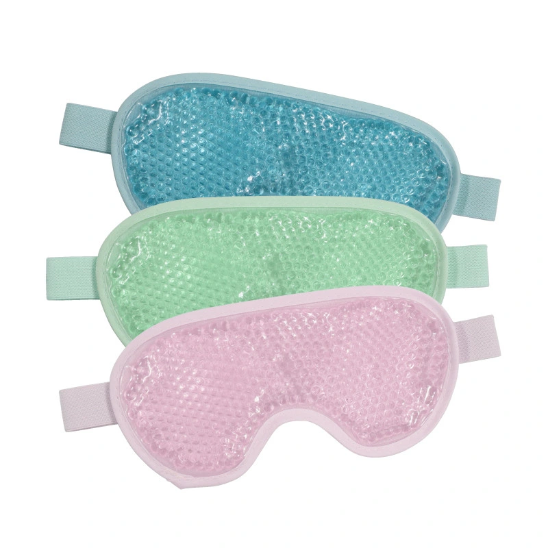 Custom Cooling Gel Bead Sleeping Eye Mask Reusable Hot/Cold Pad