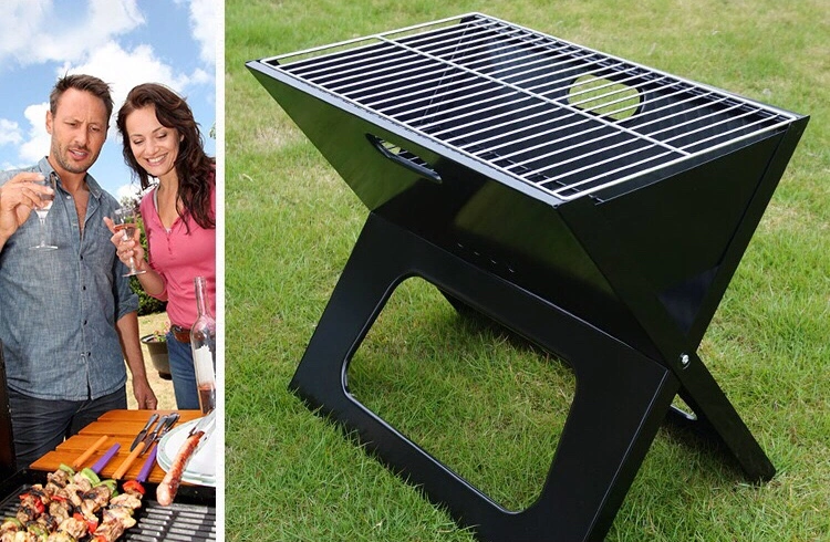 Outdoor X-Shaped Folding Grills Convenient Grills BBQ Wild Charcoal Grills