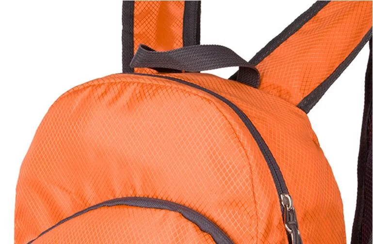 Factory Sell Outdoor Sports Picnic Folded Backpack Daypack