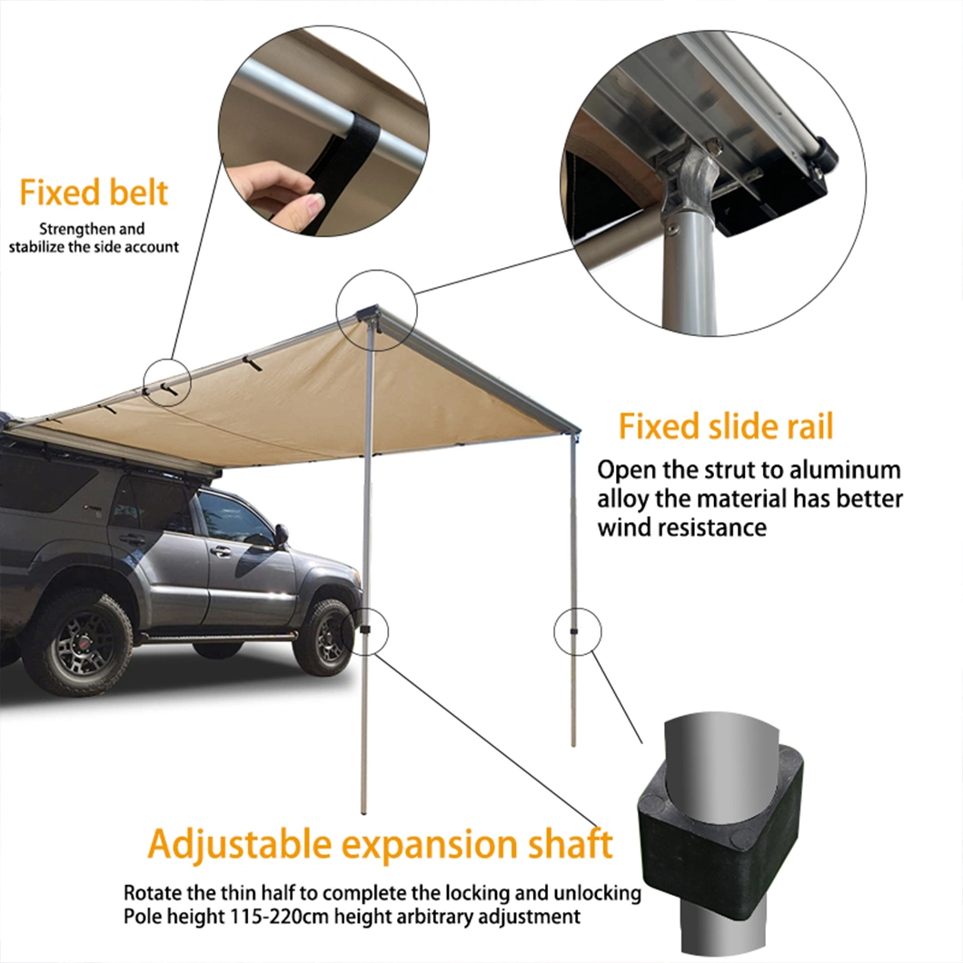 New-Style 4X4 270 Camping Rooftop Car Side Roof Top Awning Tent