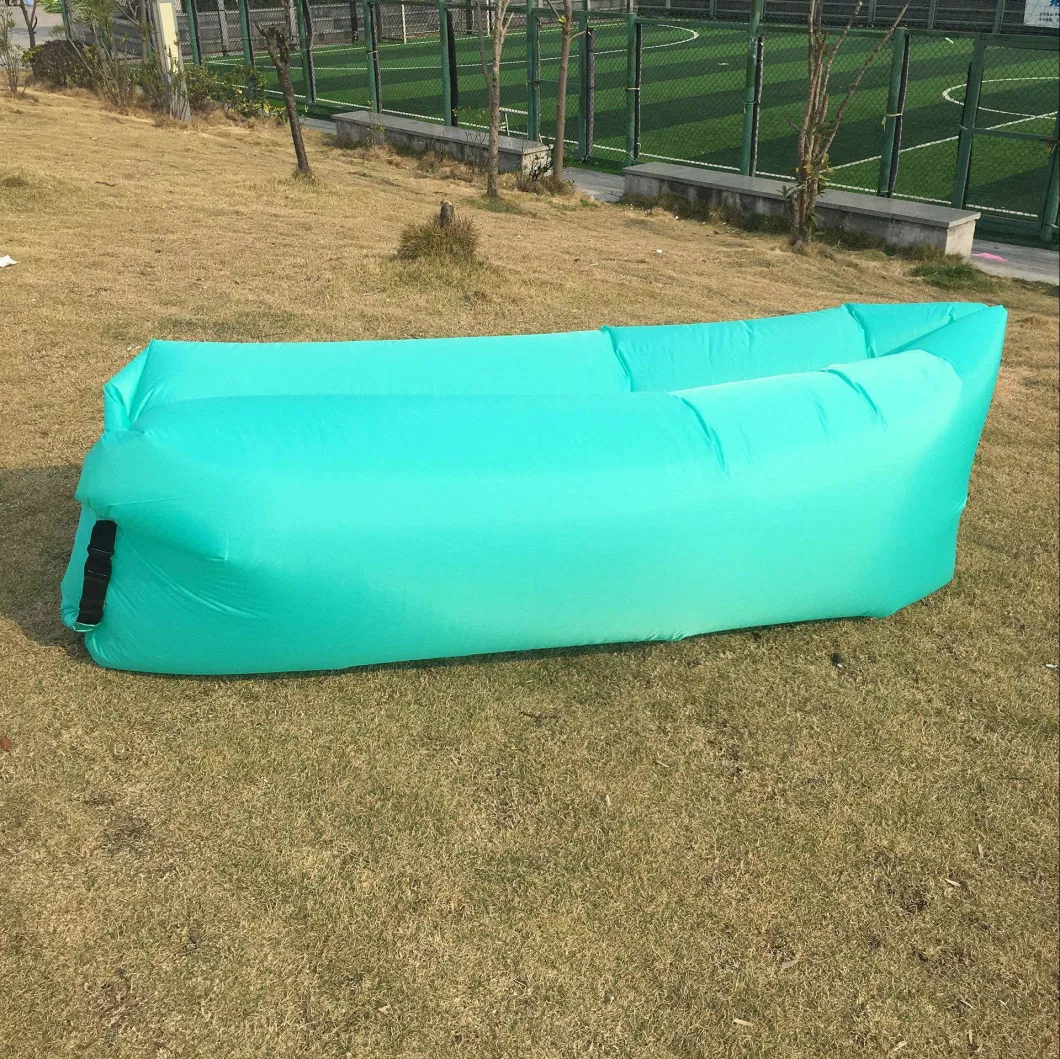 Wholesale 190t/210t Outdoor Sun Couch, Inflatable Lounger Camping Lazy Bag Air Mattress Sofa for Beach Sleeping Bag