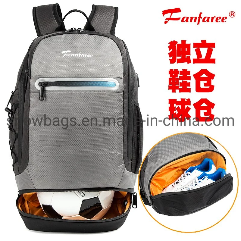 Waterproof Nylon Dry and Wet Separation Football Basketball Volleyball Sports and Leisure Factory Direct Sales Backpack