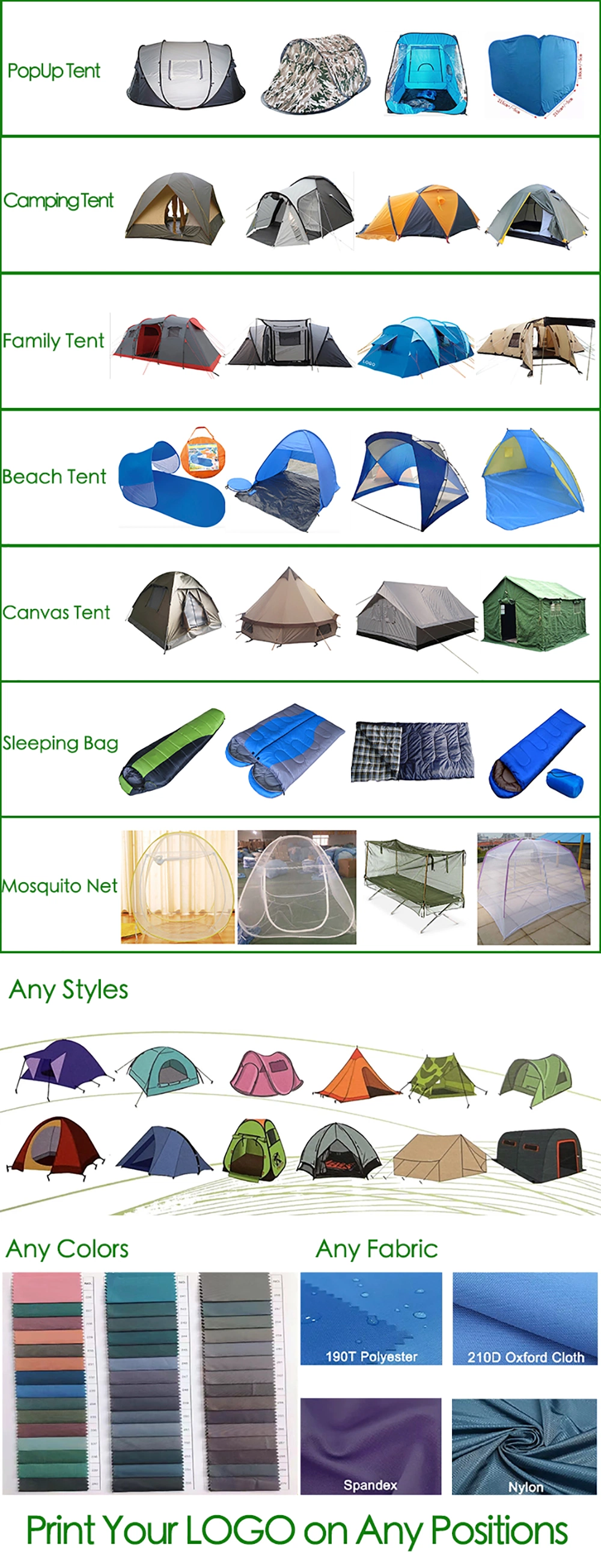 3-4 Person Rainfly Fire Retardant Outdoor Camping Dome Tent