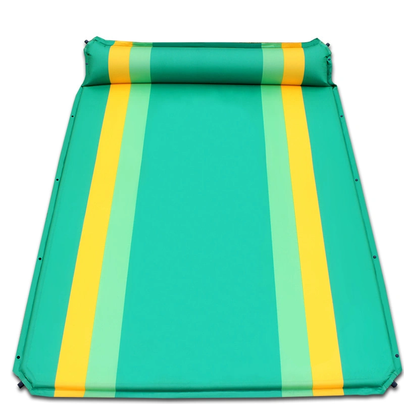 Double Sleeping Pad Self Inflating Camping Mat with Pillow for Camping