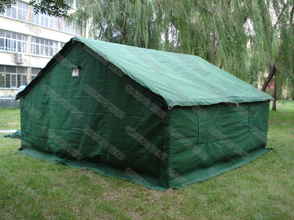 Military Style Outdoor Tent Camp Tent Canvas Tent 10 Man Tent