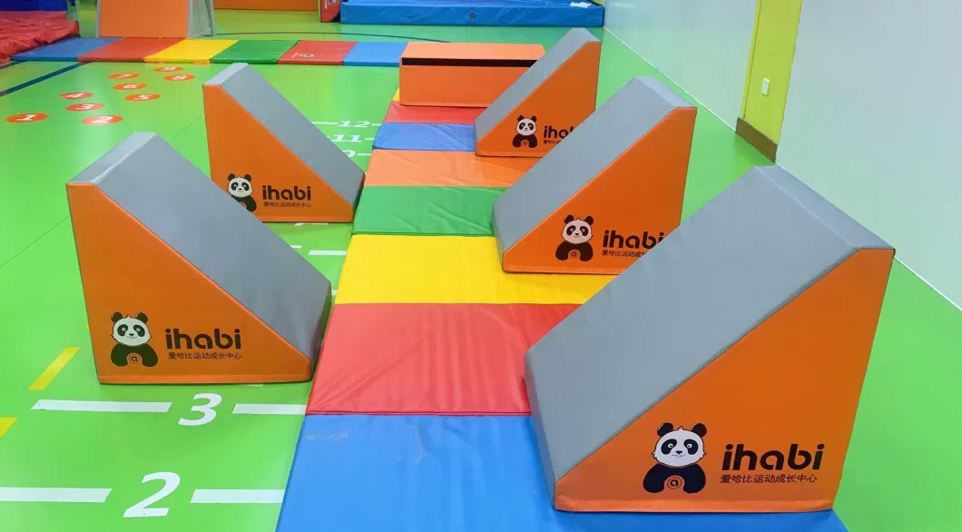 Factory Custom Size Thick Safety Triangle Gymnastic Crash Mat for Sale