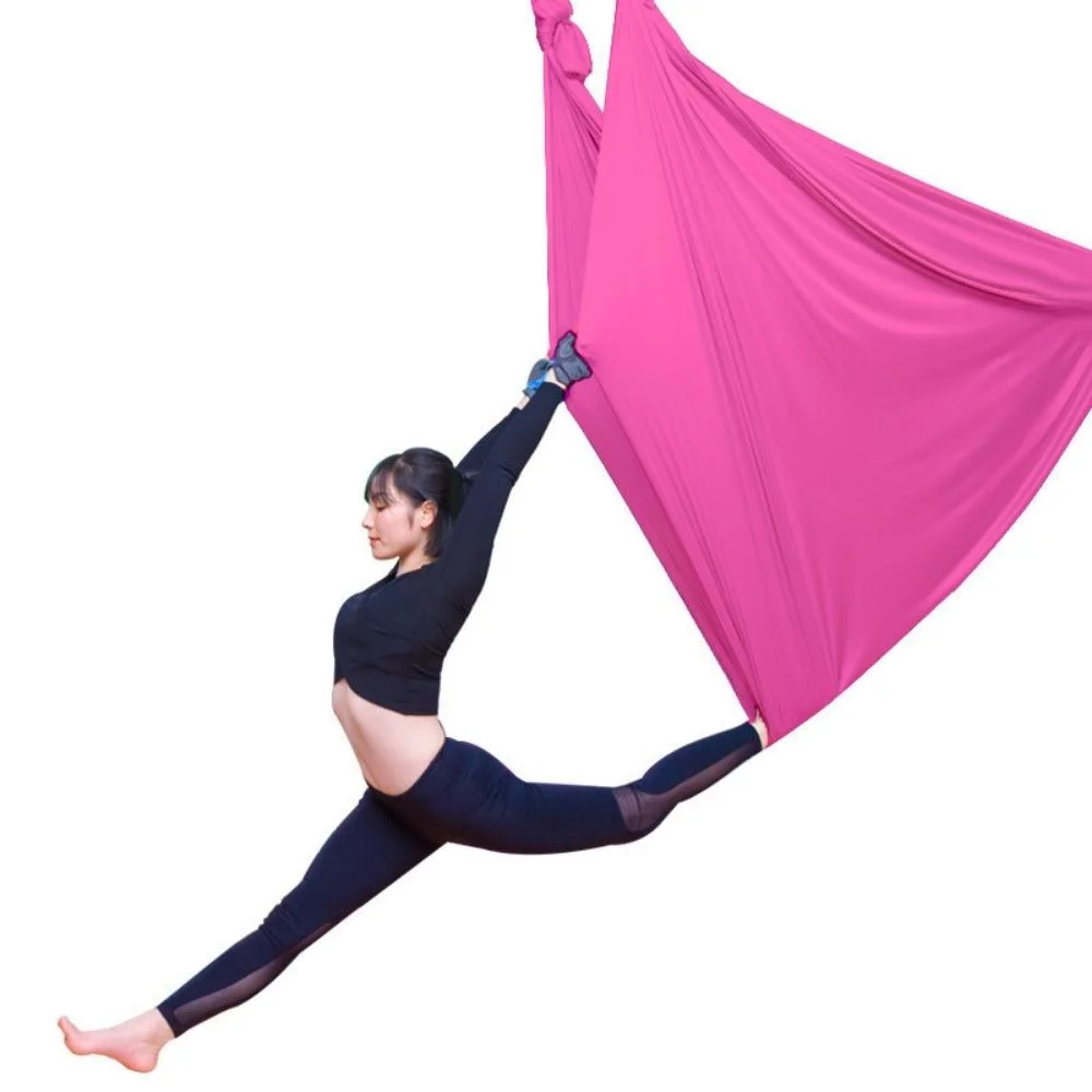 Aerial Silks Yoga Swing Kit Therapy Swing Soft Swing Yoga Hammock Sensory Integration Indoor Outdoor Camping Wyz19661