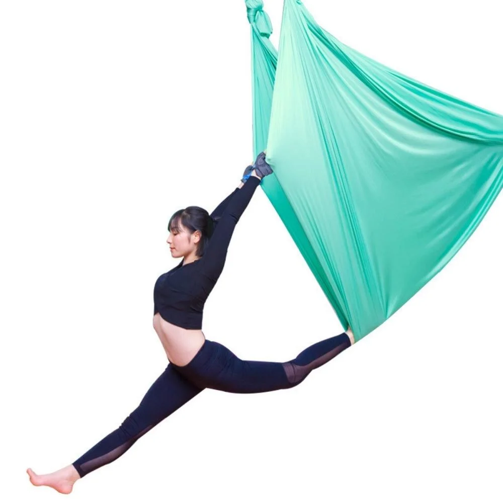 Aerial Silks Yoga Swing Kit Therapy Swing Soft Swing Yoga Hammock Sensory Integration Indoor Outdoor Camping Wyz19661