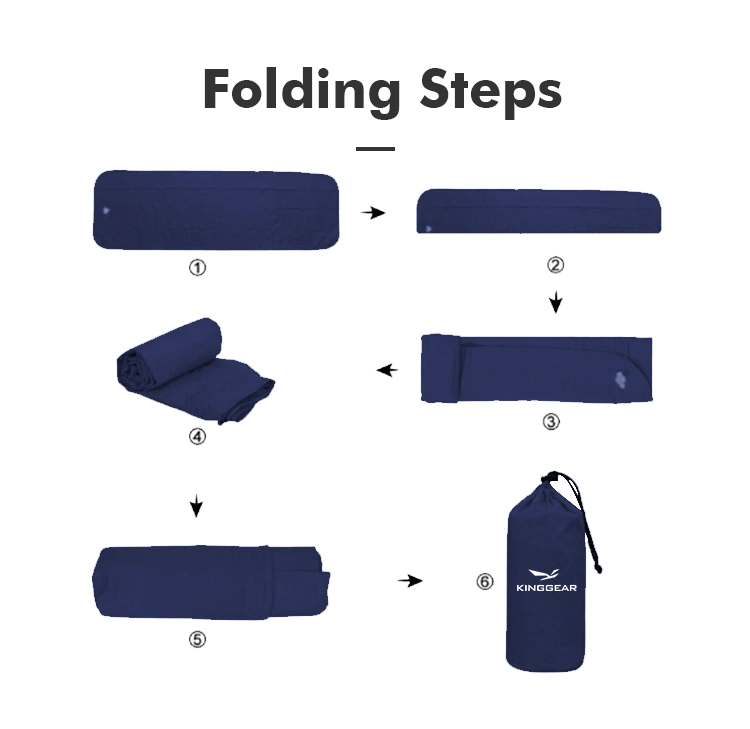 Outdoor Camping Sleeping Mat Ultralight Air Mattress Mat Self-Inflating Sleeping Pad with Pillow