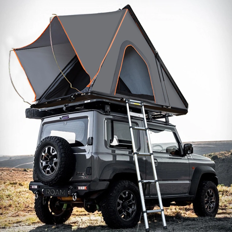 Quick Automatic Opening Camping Hiking Waterproof Aluminum Triangle Car Roof Top Tent