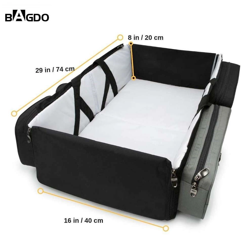 Multifunctional Folding Portable Bed Travel Sleeping Basket Diaper Bag