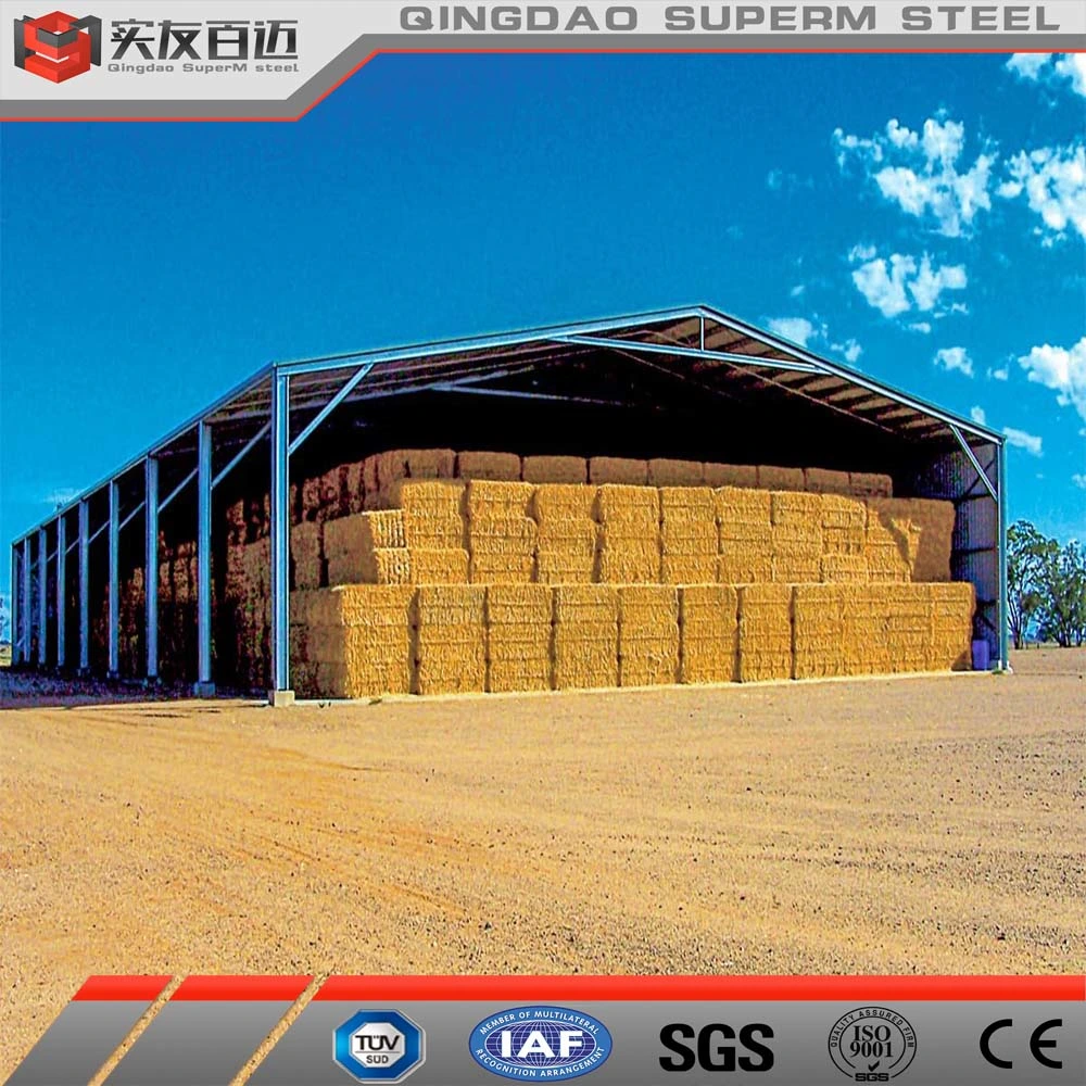 Prefabricated Steel Structure Farm House Farm Shed Contruction Materials Farm Hay Storage Shed Shelter