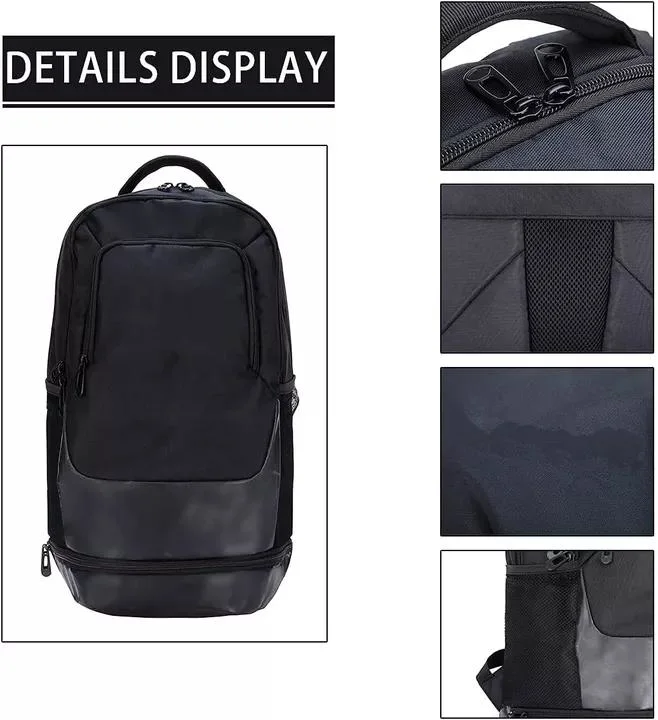 Free Sample Travel Laptop Backpack Bookbag Business Backpacks Casual Hiking Daypack Shoe Compartment