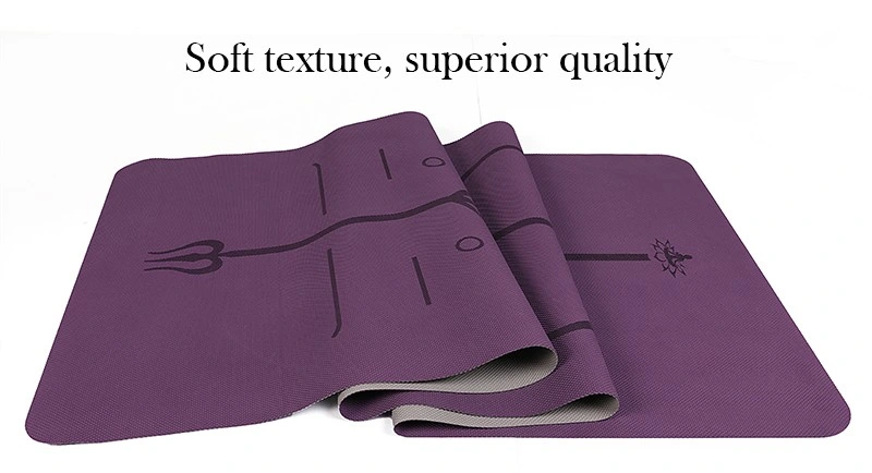 Beach Washable Gymnastics Custom Washable Sports Ultra-Thin TPE Yoga Mat