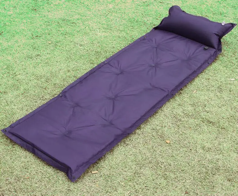 Automatic Air Cushion Camping Air Mattress for Outdoor Hiking Polyester Tuff Composite PVC