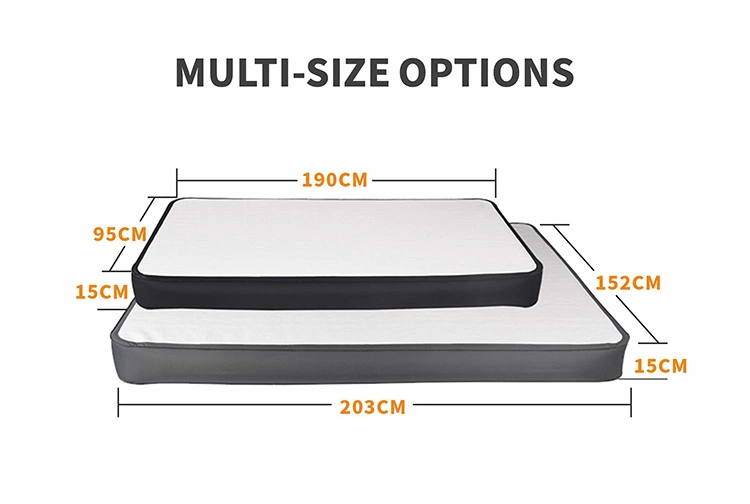Modern Design Queen Size PVC Air Mattress Compact Self-Inflating Air Bed