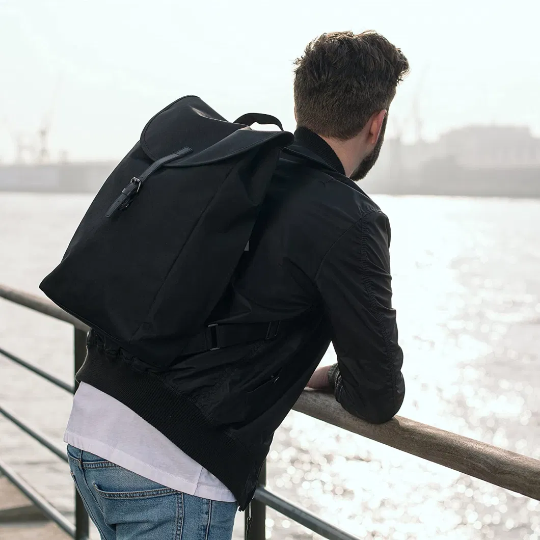 New Popular Young Daily Laptop RPET Polyester Eco Friendly Backpack Casual Water-Repellent Back Pack