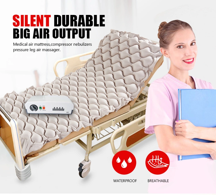 Medical Cloud Air Whisper Quiet Alternating Air Pressure Mattress Topper with Pump