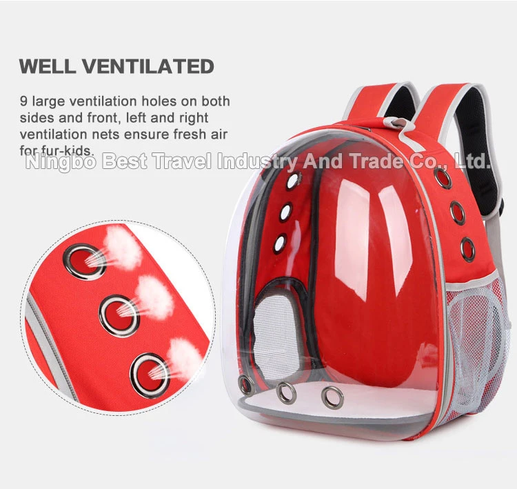 Travel Hiking Camping Small Cats Dog Bag Carrier Ventilated Breathable Pet Backpack