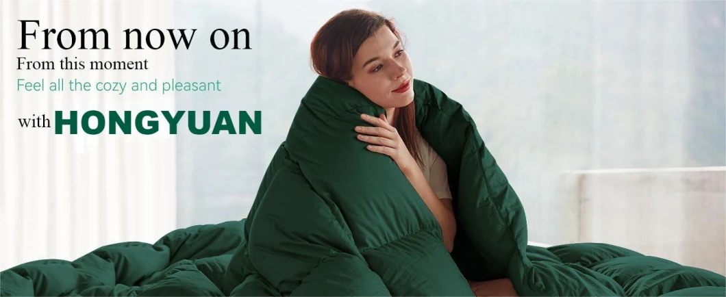 All-Season 75% Down Comforter Palatial King, Fluffy Duvet Insert with 8 Corner Tabs, Durable Down Proof Cotton Blended Fabric (Dark Green, 120&quot;X98&quot;)