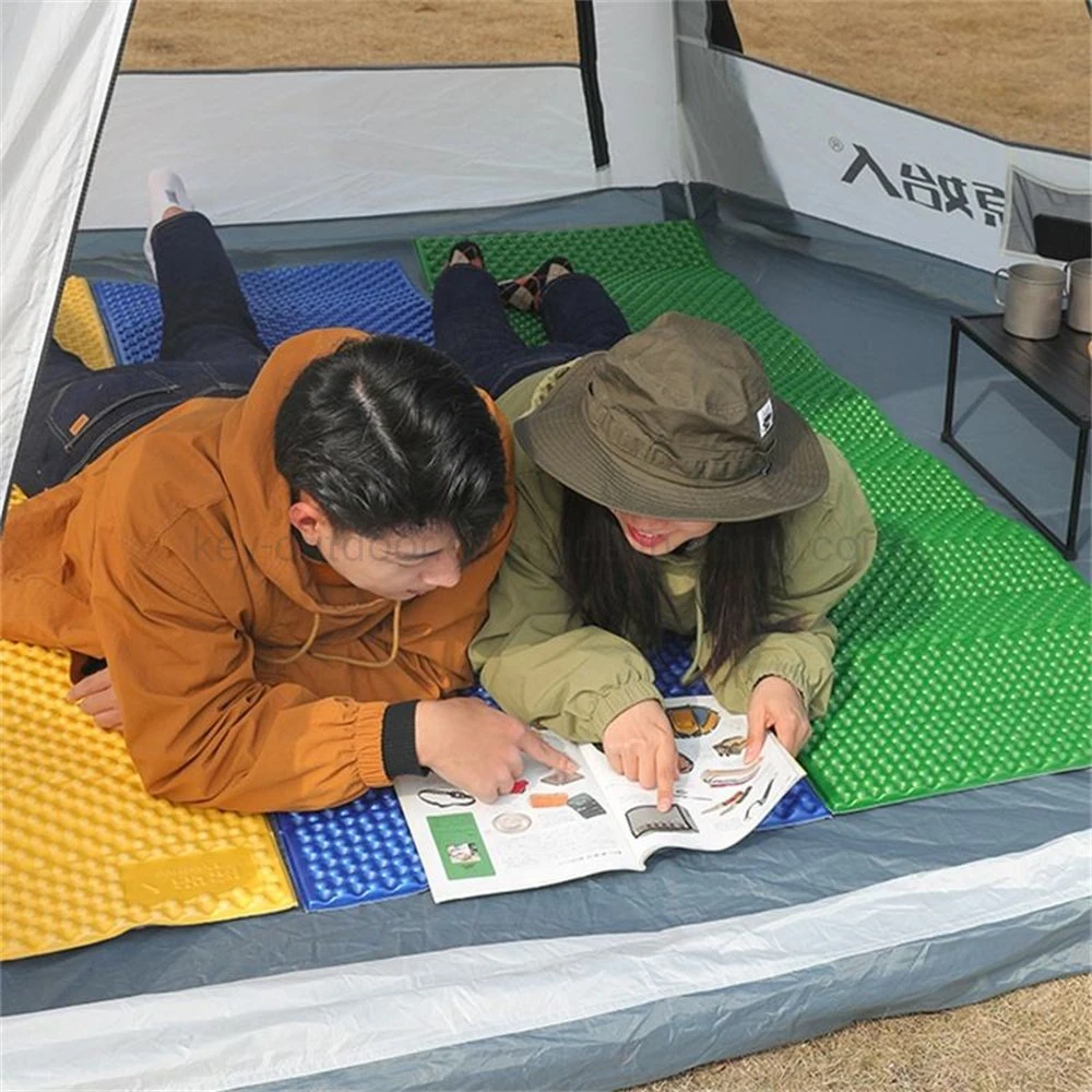 Wholesale Custom Waterproof Moisture Proof IXPE Egg Nest Camping Mat Folding Acupressure Sleeping Pad Picnic Mat