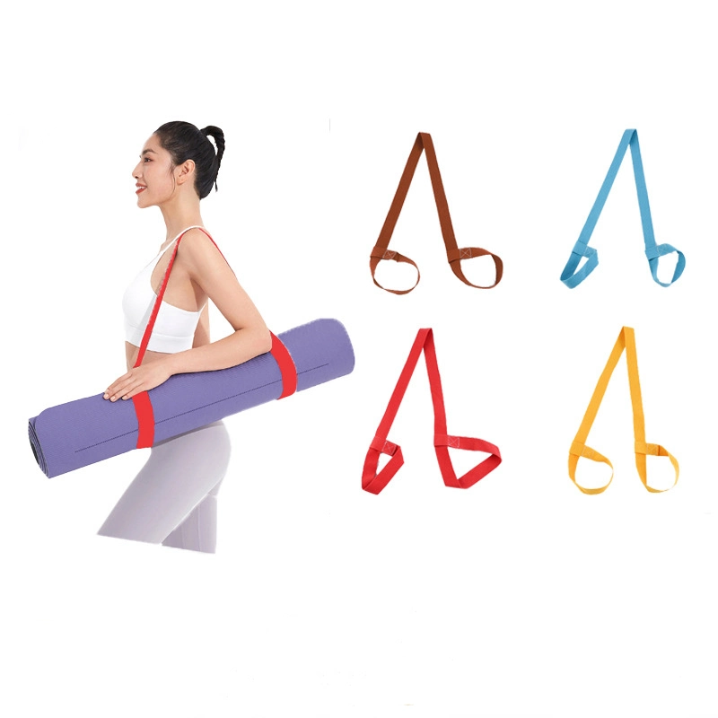 Yoga Mat Strap Sling Adjustable Portable Yoga Exercise Mat Carrier Tie Strap Yoga Stretch Strap