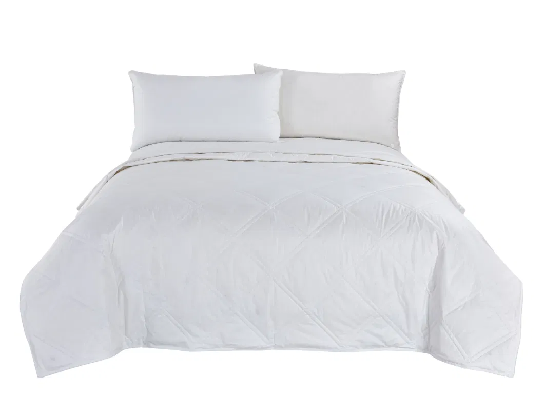 Jr218 China Supplier Hotel Queen Bed Down Feather Comforter