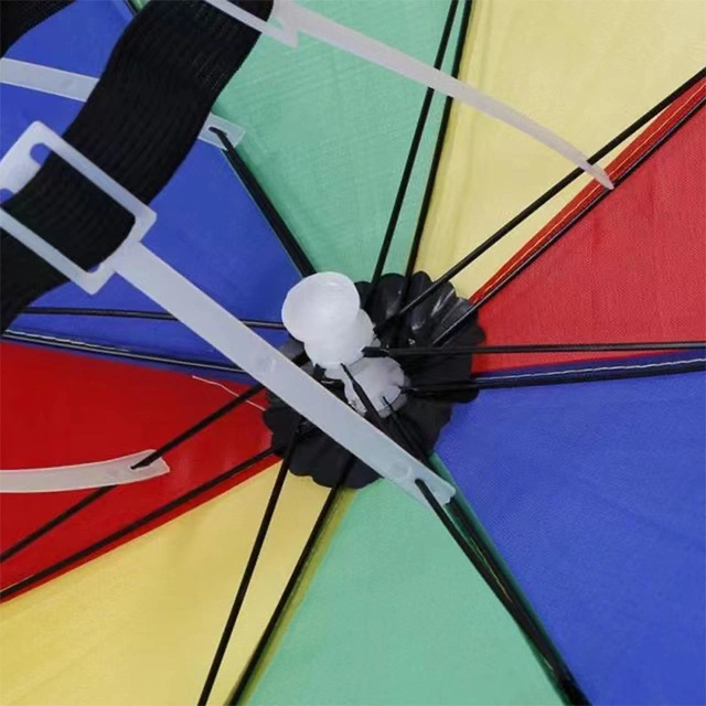 2 Color Umbrella Hat Parapluie Sun Umbrella Sun Shade Camping Hiking Fishing Umbrella Festivals Outdoor Brolly in Stock