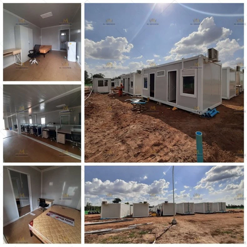 Mining Oilfield Construction Site Accommodation Container Prefab Labor Camp