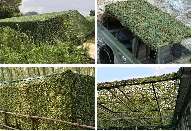 Outdoor Hunting Camping and Decorative Waterproof Flame Retardant Camouflage Mesh Net